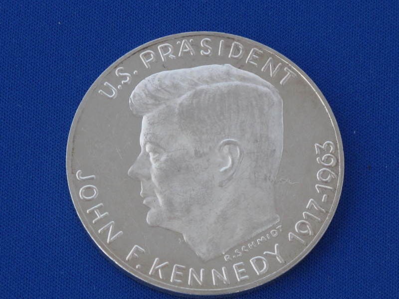 John F. Kennedy US President .925 Silver Art Medal (Prasident) B2111L