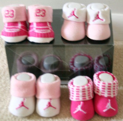   Air blu Jordan booties socks crib shoes 0 6m baby holiday gifts set