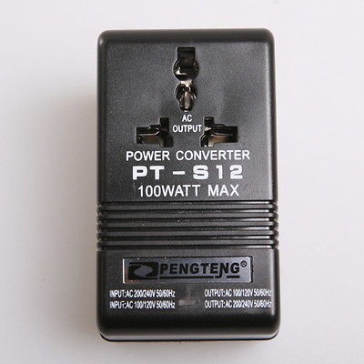    240 to 110 120V Power Converter Inverter Adapter Transformer Travel