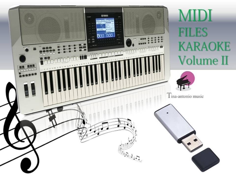 midi file karaoke usb stick for psr s910 new volume