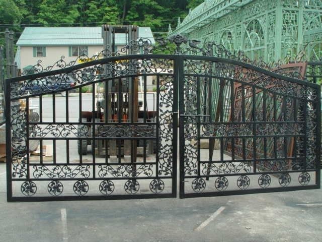 victorian iron gate