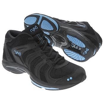 nib ryka studio flex mid fitness shoes 9 m black