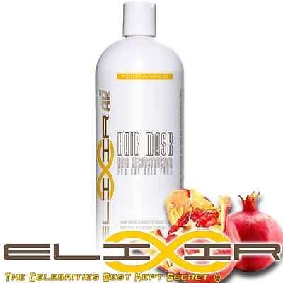 BRAZILIAN KERATIN HAIR STRAIGHTENER TREATMENT POMEGRANATE ELIXIR 1L 