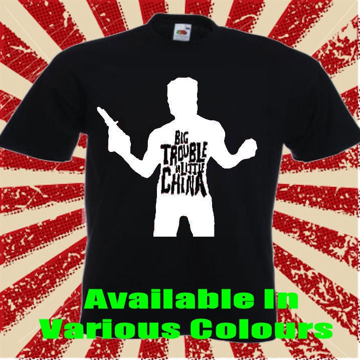   Trouble In Little China Jack Burton Kurt Russell Retro Movie T Shirt