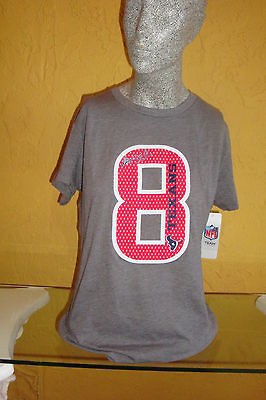 houston texans matt schaub 8 women shirt size m nwt