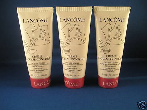 lancome creme mousse confort cleanser 2 0 oz set of 3 expedited 