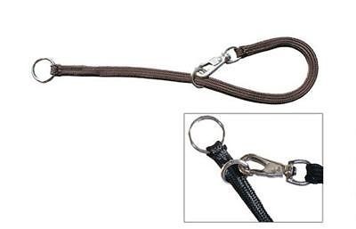 resco 12 braided nylon dog snap choke collar black time
