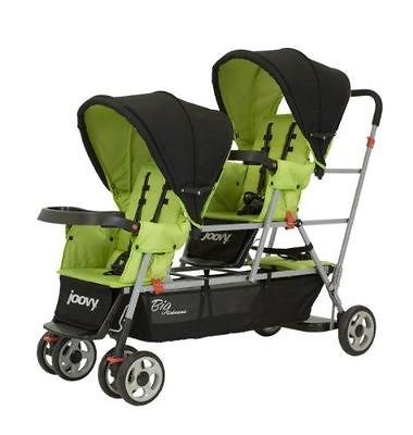 NEW JOOVY BIG CABOOSE STAND ON TRIPLE STROLLER, APPLETREE