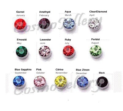 magnetic clip on Cubic Zirconia Birthstone CZ diamante Studs 4mm 