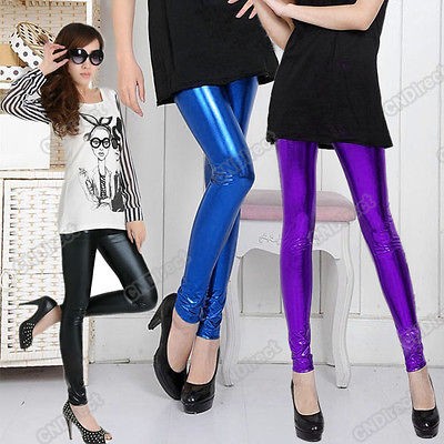   Girls Metallic Colorful shiny / Sparkle Spandex Tights Leggings