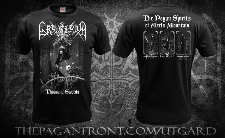 GRAVELAND Thousand Swords t shirt BURZUM VELES INFERNUM ABSURD THORS 