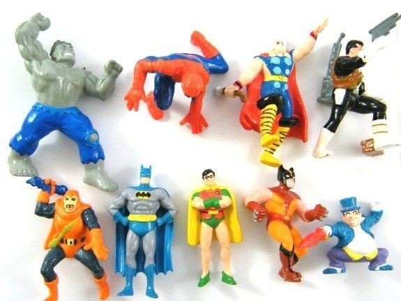 MARVEL DC VINTAGE 1989 SUPERHERO & WARNER FIGURES   MANY TO CHOOSE 