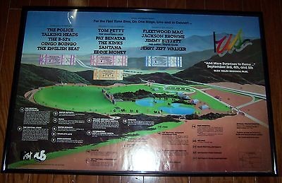   FESTIVAL POSTER TICKET GRATEFUL DEAD JIMMY BUFFETT STING BILL GRAHAM