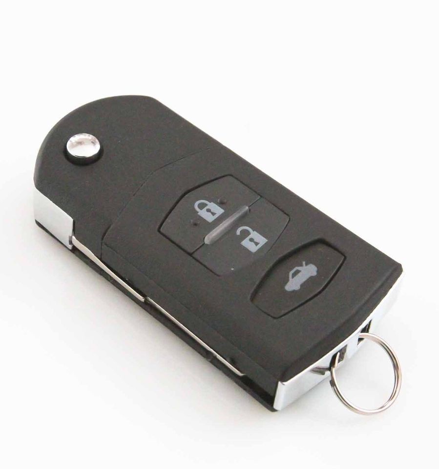 Mazda 2 3 5 6 RX8 MX5 3 Button FOB Remote Key CASE Uncut Blade