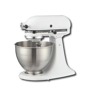   KSM75WH Classic Plus White Stand Mixer 4.5 Quart 275W 10 Speed