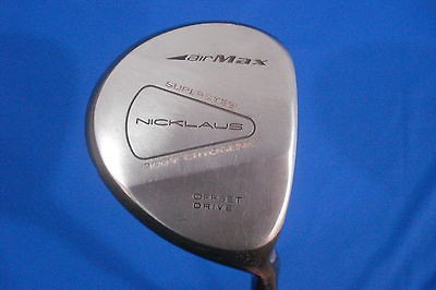 NICKLAUS AIRMAX OFFSET DRIVER SHOCK SHIELD REGULAR FLEX STEEL USED RH