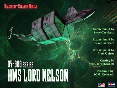 Star Trek TOS DY 900 H.M.S LORD NELSON Spaceship 1/350 scale Resin 