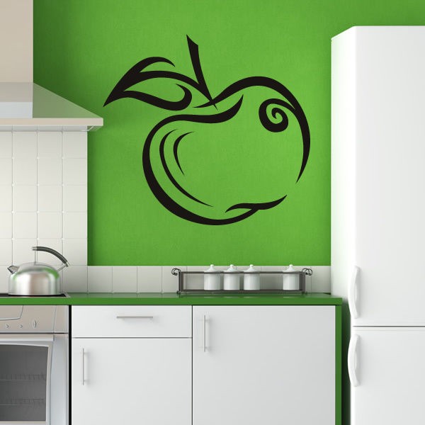 Apple Food Kitchen Teacher Print Wall Art Stickers Transfers