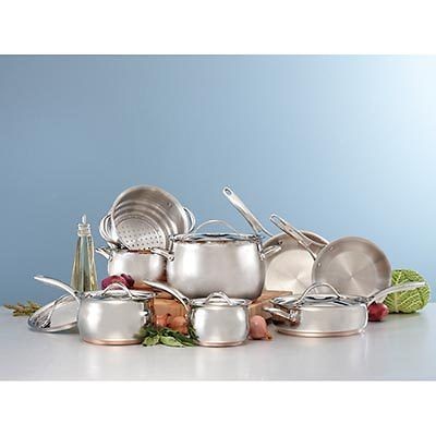 Kirkland Signature18/10 Stainless Steel 13 piece Cookware Set New