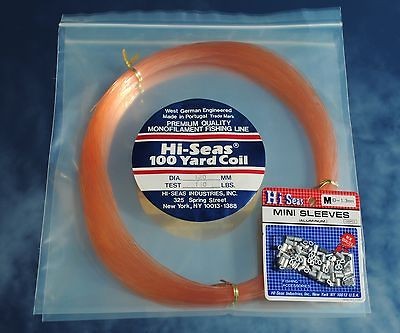 hi seas fishing leader 100yds 1 3mm 150lb w 100