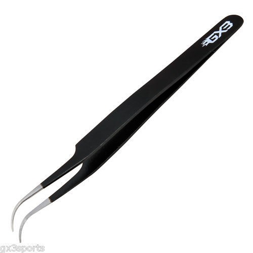 GX3 BLACK EYE LASH EXTENSION EYEBROW MENICURE HAIR TWEEZER VERY CHEAP 