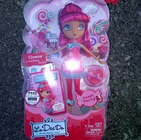 LA DEE DA Doll *SLOANE Lollipop Swirl Sweet Party* NEW Factory Sealed 