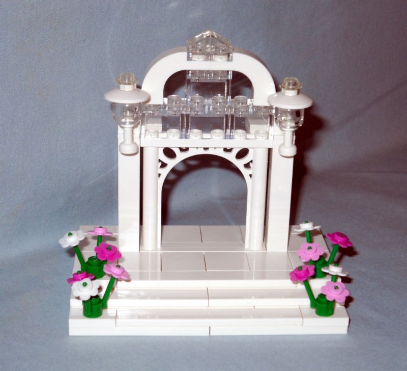 lego wedding arch cake topper for bride groom new time
