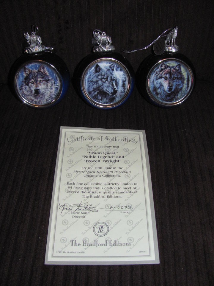 Bradford Exchange (Editions) Mystic Spirit Heirloom Porcelain 