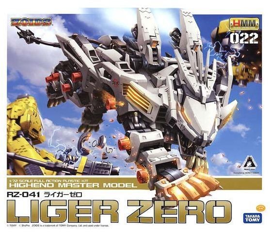   ZOIDS ZD 042 RZ 041 LIGER ZERO 1/72 Plastic Model Kit KOTOBUKIYA NIB