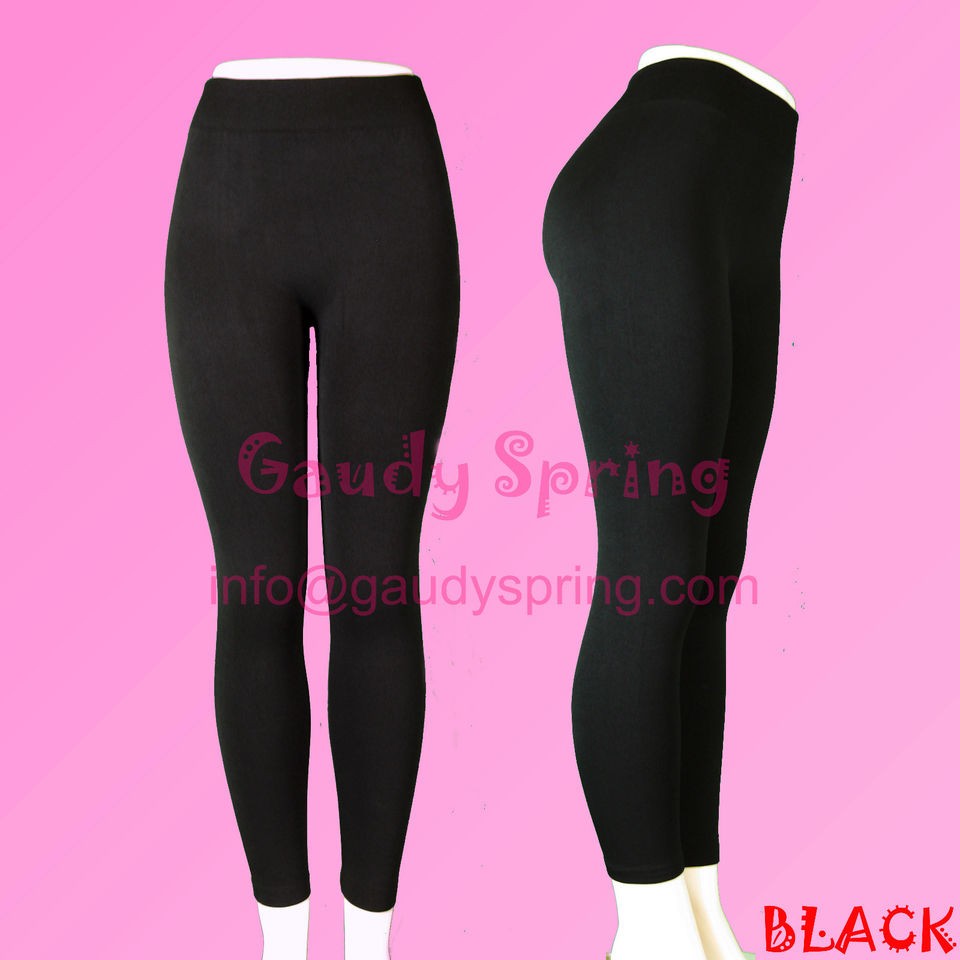   Lining Stretch Fleece Tights Pants Long Warm Leggings XS S M L XL