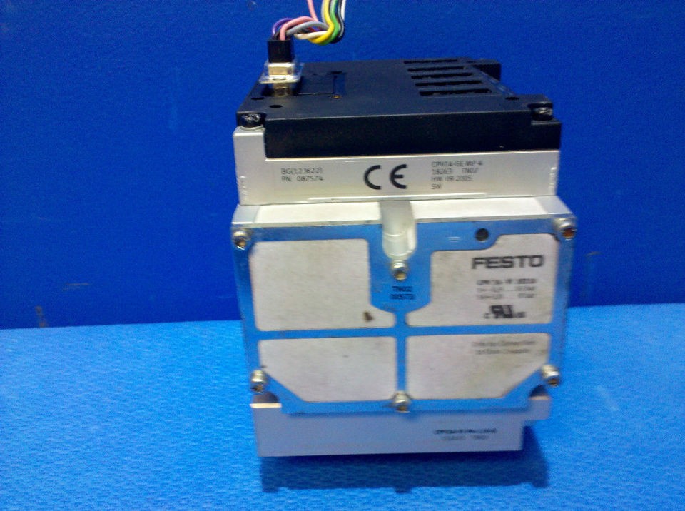 Festo CPV14 GE MP 4 Dist. Manifold W/Valves & Fittings (60 Day 