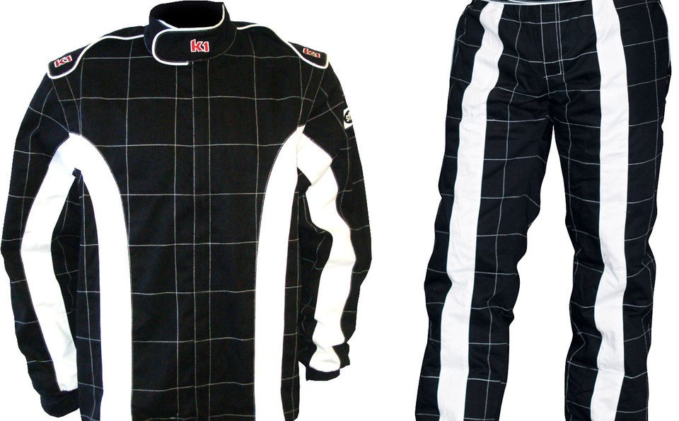 K1   Triumph SFI 1 Auto Racing Suit   2 Piece   Driving Fire SFI 3.2A 