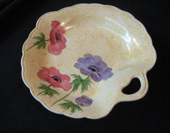 radford england c1936 44 jn fn anemone leaf dish