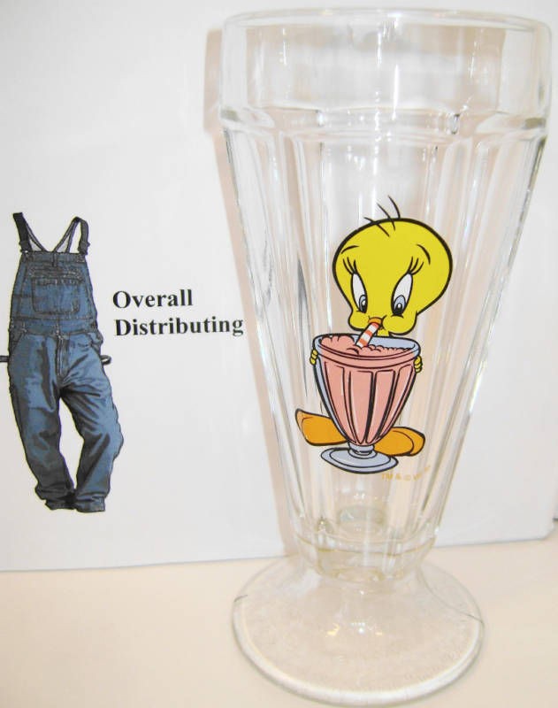 tweety bird fountain glass 1997 hard to find time left