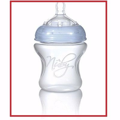 New Nuby Natural Soft Flex Touch Feeding Baby Bottle 300ml BPA 