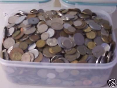 Newly listed 6 POUNDS OF GOOD MIXED WORLD COINS 