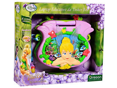 New Scientific Tinkerbell Little Learning Kids Laptop Childrens Girl 