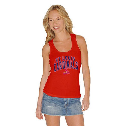 LOUIS CARDINALS TEAM COLOR WOMENS M FASHION TANK TOP SHIRT BY G III 