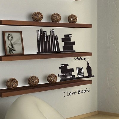 Love Reading Book Wall Sticker Decor Decals Vinyl Art Removable 