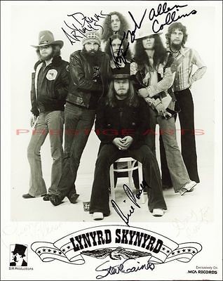 lynyrd skynyrd autographs in Entertainment Memorabilia