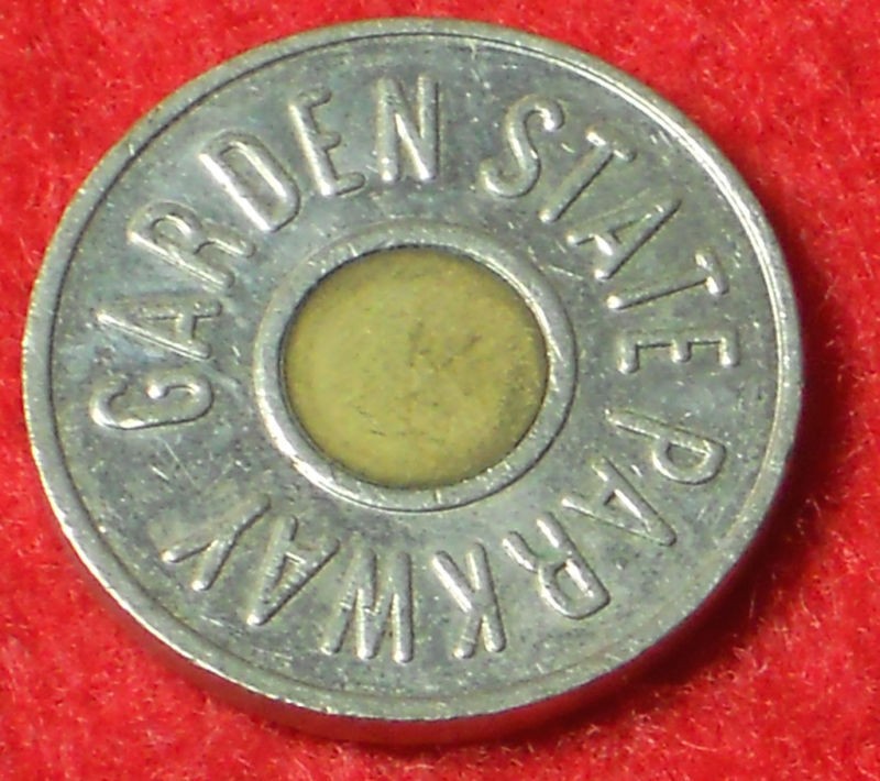 new jersey garden state parkway nj old token  1 90 buy it 