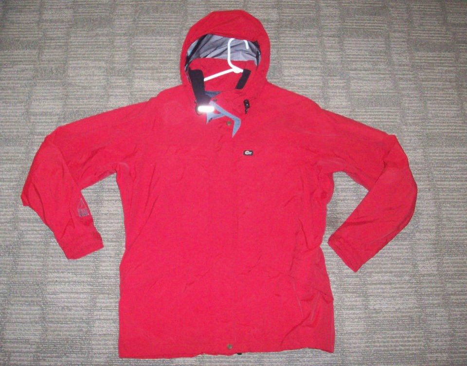 lowe alpine ladies all weather jacket red l bc5687