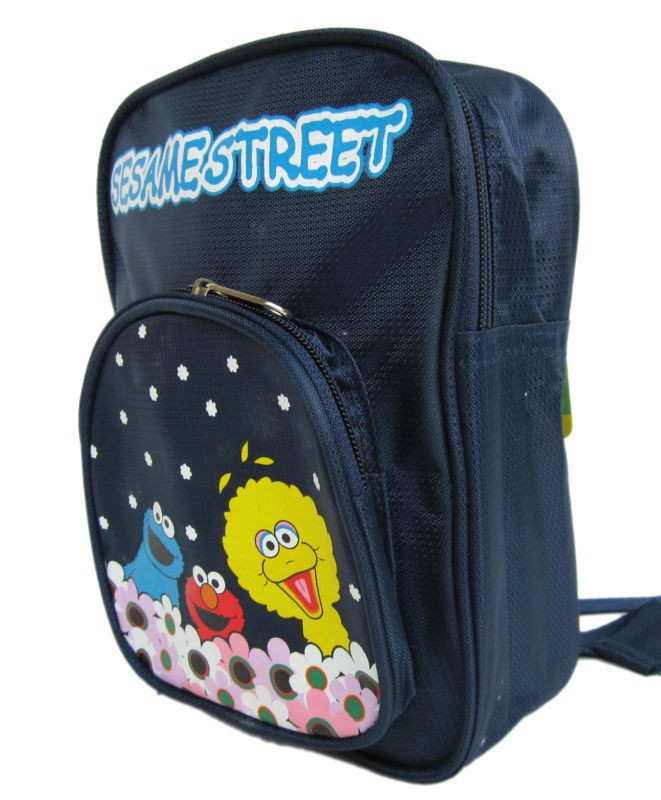   Borsa Scuola ELMO Cookie Monster Big Bird ~ Sesamo apriti Originale