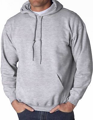 BIG MAN 4X GILDAN HOODIE GRAY 4XL HOODED PULLOVER SWEATSHIRT