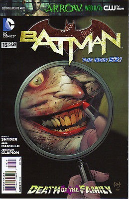 Batman #13 Greg Capullo Variant Death of the Family New 52 Joker