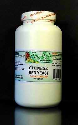 Chinese Red Yeast Rice 1200mg, High Quality, Made in USA   300 