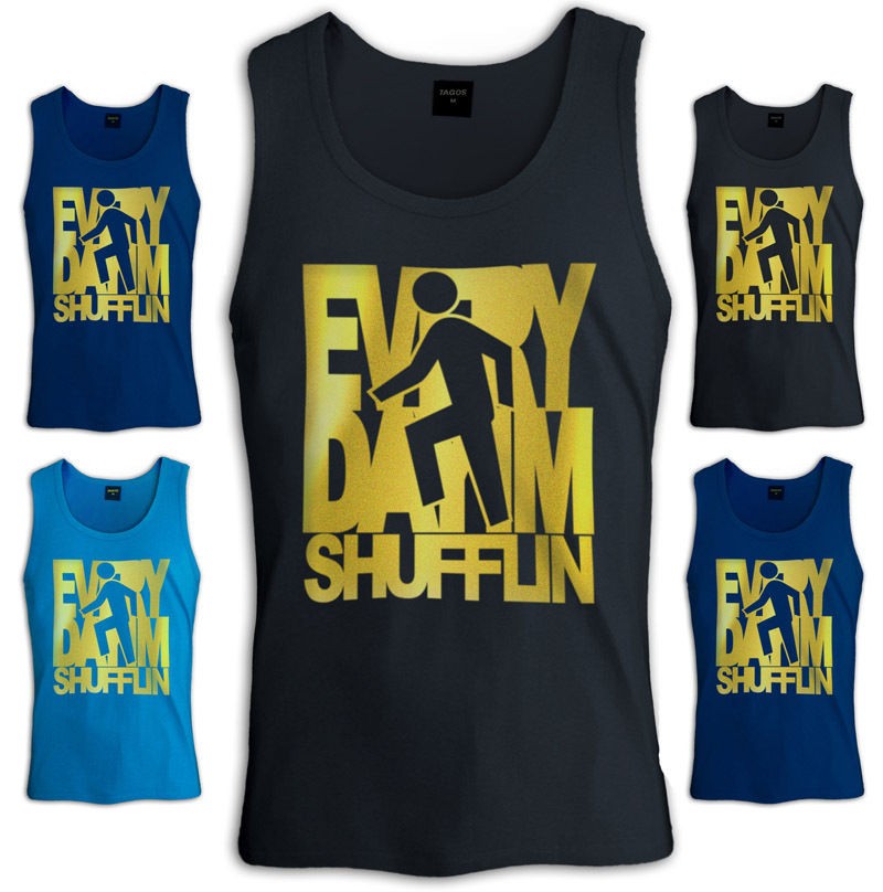   Im Shufflin Song Singlet Shuffling LMFAO lyrics everyday shirt Gold