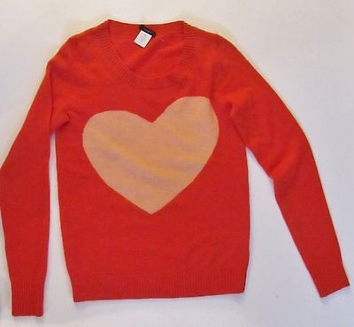 crew heart me sweater x small