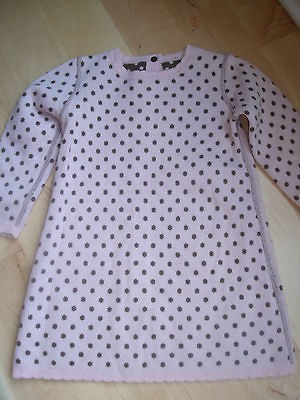 Janie and Jack Little Paris polka a dot reversible dress sz 3T LN