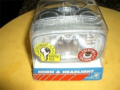 bicycle headlight and horn setup uses 2 c batteries time